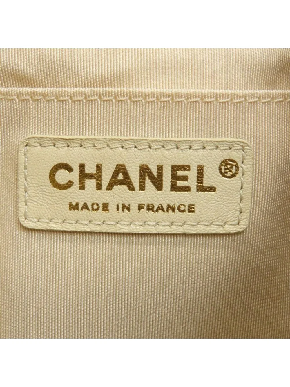 Chanel Quilted Chain Tote Gold Calf